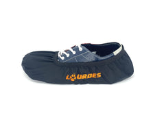 Load image into Gallery viewer, myshoecovers MyShoeCovers® Black Personalized Bowling Shoe Covers 1 Pair with Embroidered Logo