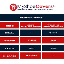 Load image into Gallery viewer, myshoecovers MyShoeCovers® Premium Reusable Washable Bowling Shoe Covers- 1 Pair