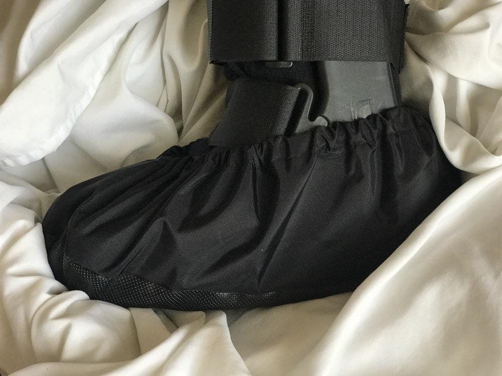 Walking Boot Cover on sheets