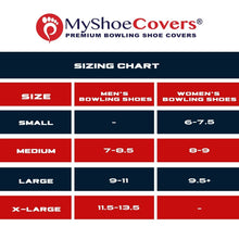 Load image into Gallery viewer, MyShoeCovers® Premium Reusable Washable Bowling Shoe Covers- 1 Pair
