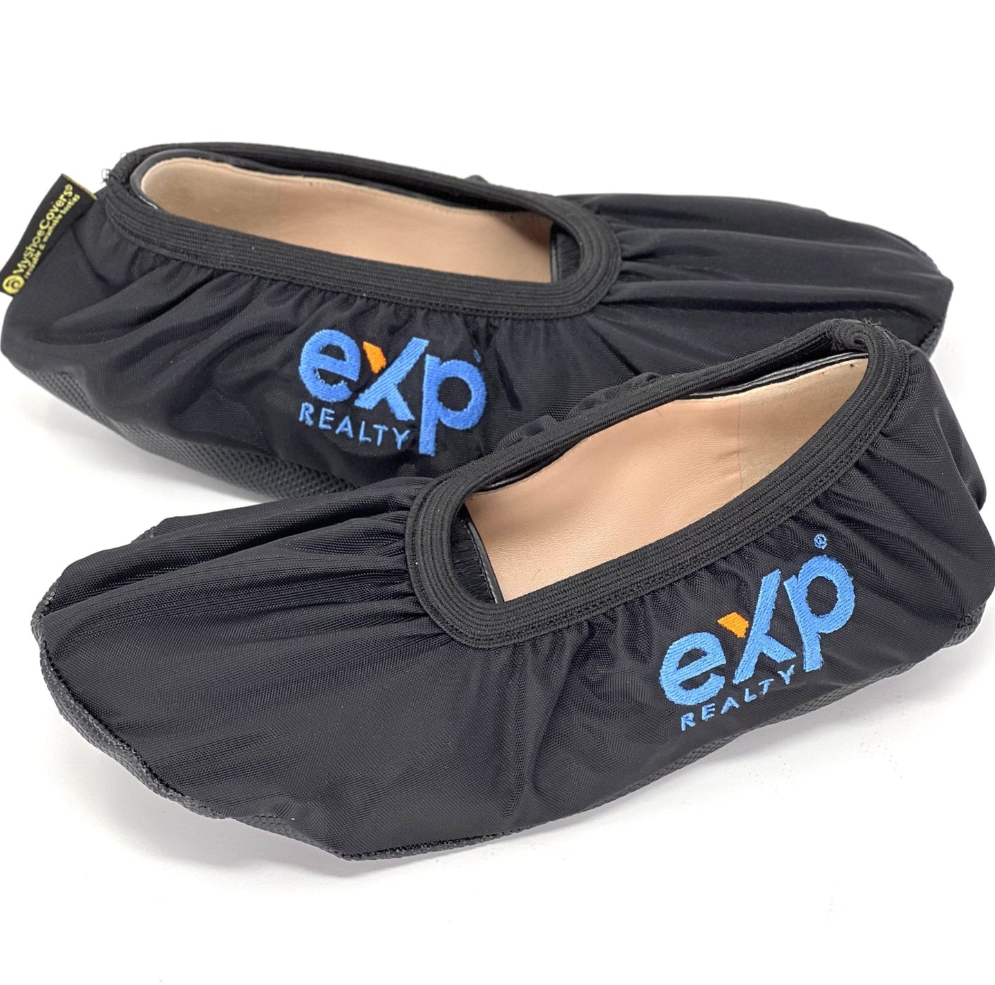 myshoecovers MyShoeCovers® Black Personalized Reusable Washable Shoe Covers 1 Pair for Real Estate Professionals