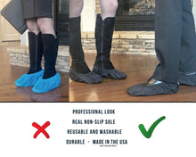 Load image into Gallery viewer, MyShoeCovers® Standard Black Reusable Washable Shoe Covers for Real Estate Professionals -1 Pair
